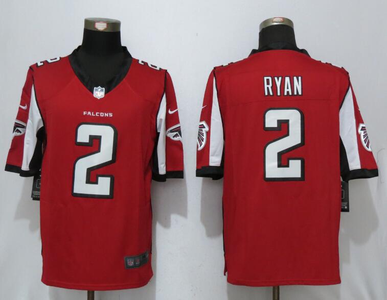 2017 New Nike Atlanta Falcons #2 Ryan Red Limited Jersey->women mlb jersey->Women Jersey